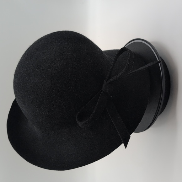 Expression| Vintage Elegant Black Women's Wool Hat - Picture 5 of 9